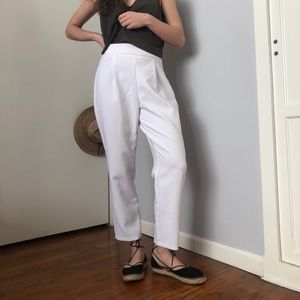 ZARA bright white formal pant